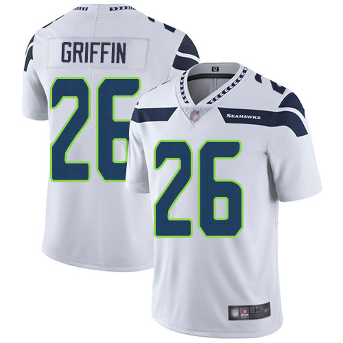 Seattle Seahawks Limited White Men Shaquill Griffin Road Jersey NFL Football #26 Vapor Untouchable